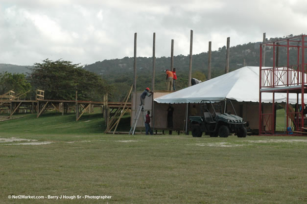 The Aqueduct Venue Under Construction - Thursday, January 18th - 10th Anniversary - Air Jamaica Jazz & Blues Festival 2007 - The Art of Music - Tuesday, January 23 - Saturday, January 27, 2007, The Aqueduct on Rose Hall, Montego Bay, Jamaica - Negril Travel Guide, Negril Jamaica WI - http://www.negriltravelguide.com - info@negriltravelguide.com...!