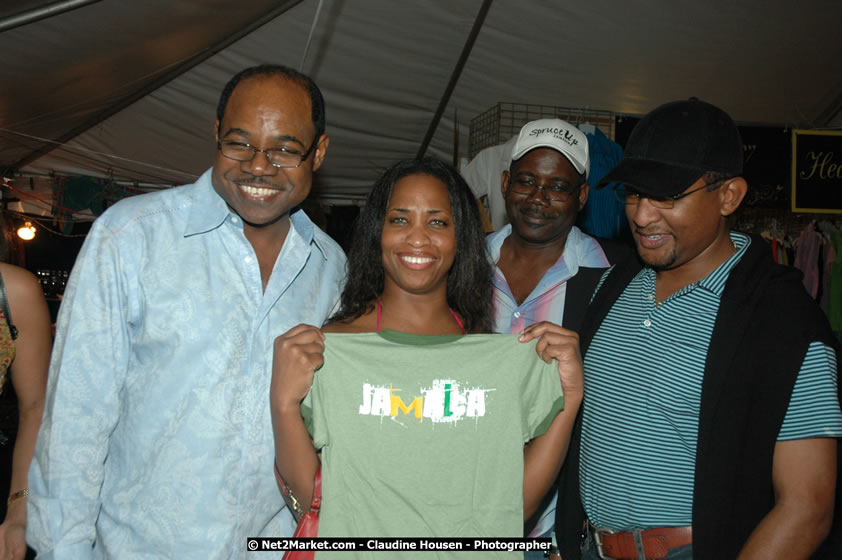 Minister of Tourism, Hon. Edmund Bartlett, and Director of Tourism, Basil Smith at the Air Jamaica Jazz and Blues Festival 2008 The Art of Music - Saturday, January 26, 2008 - Air Jamaica Jazz & Blues 2008 The Art of Music venue at the Aqaueduct on Rose Hall Resort & Counrty Club, Montego Bay, St. James, Jamaica W.I. - Thursday, January 24 - Saturday, January 26, 2008 - Photographs by Net2Market.com - Claudine Housen & Barry J. Hough Sr, Photographers - Negril Travel Guide, Negril Jamaica WI - http://www.negriltravelguide.com - info@negriltravelguide.com...!