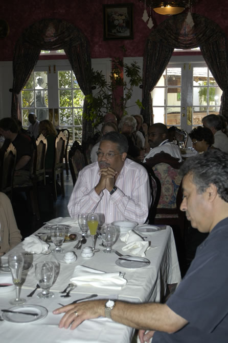 CHA / Caribbean MarketPlace Press Lunch & Briefing at Seagrapes Restaurant, Half Moon - Caribbean MarketPlace 2005 by the Caribbean Hotel Association - Negril Travel Guide, Negril Jamaica WI - http://www.negriltravelguide.com - info@negriltravelguide.com...!