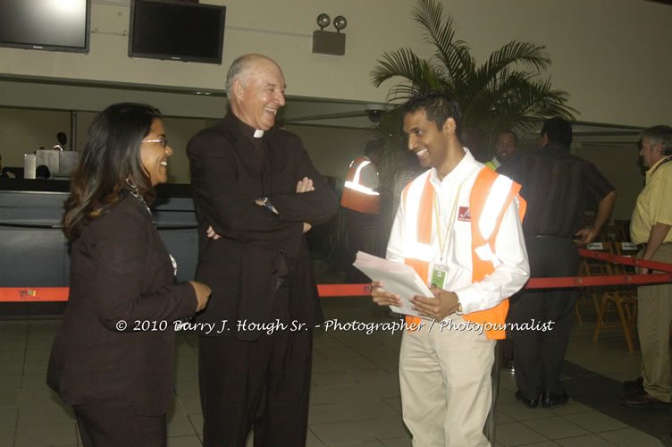 Jamaica Air Shuttle Launch @ MBJ Airports Limited, Wednesday, January 20, 2010, Sangster International Airport, Montego Bay, St. James, Jamaica W.I. - Photographs by Net2Market.com - Barry J. Hough Sr, Photographer/Photojournalist - The Negril Travel Guide - Negril's and Jamaica's Number One Concert Photography Web Site with over 40,000 Jamaican Concert photographs Published -  Negril Travel Guide, Negril Jamaica WI - http://www.negriltravelguide.com - info@negriltravelguide.com...!