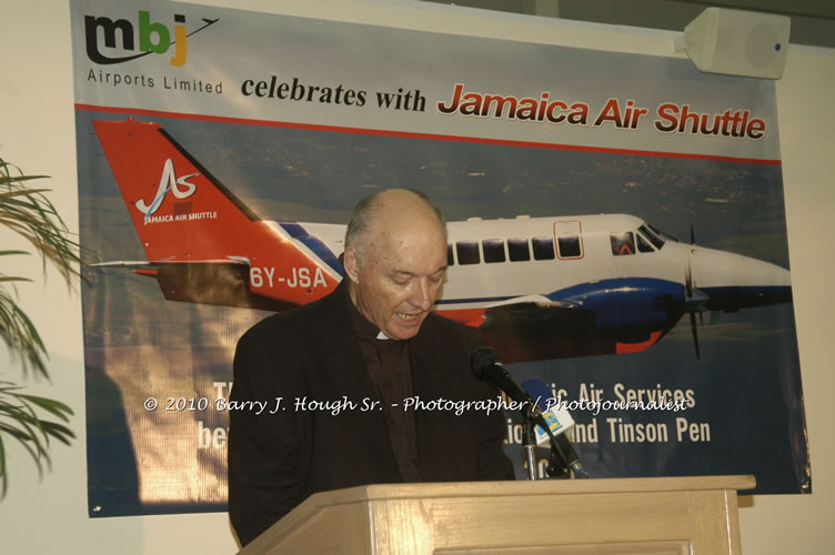 Jamaica Air Shuttle Launch @ MBJ Airports Limited, Wednesday, January 20, 2010, Sangster International Airport, Montego Bay, St. James, Jamaica W.I. - Photographs by Net2Market.com - Barry J. Hough Sr, Photographer/Photojournalist - The Negril Travel Guide - Negril's and Jamaica's Number One Concert Photography Web Site with over 40,000 Jamaican Concert photographs Published -  Negril Travel Guide, Negril Jamaica WI - http://www.negriltravelguide.com - info@negriltravelguide.com...!