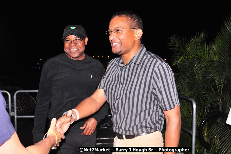 Minister of Tourism, Edmund Bartlett @ Jamaica Jazz and Blues Festival 2009 - Presented by Air Jamaica - Thursday, January 22, 2009 - Venue at the Aqueduct on Rose Hall Resort &amp; Country Club, Montego Bay, Jamaica - Thursday, January 22 - Saturday, January 24, 2009 - Photographs by Net2Market.com - Barry J. Hough Sr, Photographer/Photojournalist - Negril Travel Guide, Negril Jamaica WI - http://www.negriltravelguide.com - info@negriltravelguide.com...!