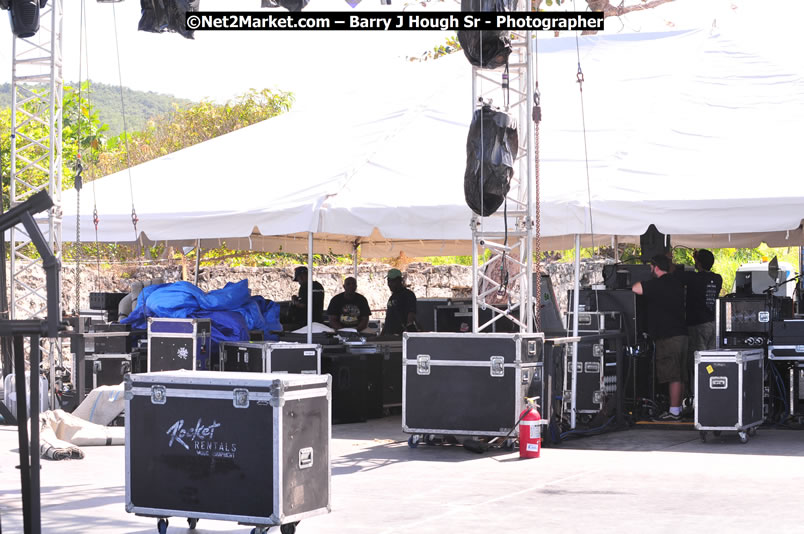 Preparations Continue [One Day To Go] at the Venue & Office - Jamaica Jazz and Blues Festival 2009 - Presented by Air Jamaica - Thursday, January 15, 2009 - Venue at the Aqueduct on Rose Hall Resort &amp; Country Club, Montego Bay, Jamaica - Thursday, January 22 - Saturday, January 24, 2009 - Photographs by Net2Market.com - Barry J. Hough Sr, Photographer/Photojournalist - Negril Travel Guide, Negril Jamaica WI - http://www.negriltravelguide.com - info@negriltravelguide.com...!