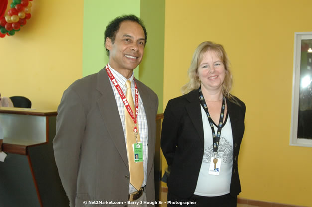 Minister of Tourism, Hon. Edmund Bartlett - Director of Tourism, Basil Smith, and Mayor of Montego Bay, Councillor Charles Sinclair Launch of Winter Tourism Season at Sangster International Airport, Saturday, December 15, 2007 - Sangster International Airport - MBJ Airports Limited, Montego Bay, Jamaica W.I. - Photographs by Net2Market.com - Barry J. Hough Sr, Photographer - Negril Travel Guide, Negril Jamaica WI - http://www.negriltravelguide.com - info@negriltravelguide.com...!