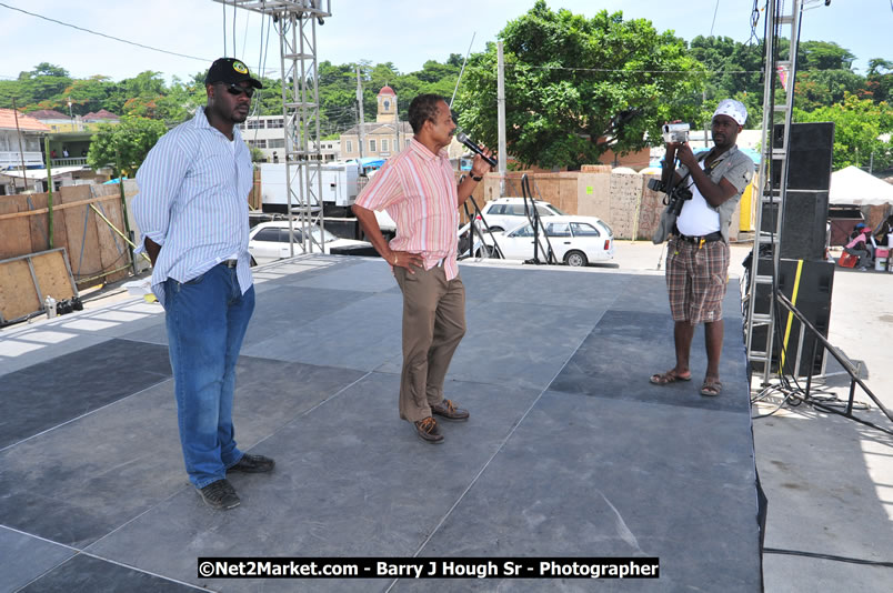 Lucea Cross the Harbour @ Lucea Car Park - All Day Event - Cross the Harbour Swim, Boat Rides, and Entertainment for the Family - Concert Featuring: Bushman, George Nooksl, Little Hero, Bushi One String, Dog Rice and many local Artists - Friday, August 1, 2008 - Lucea, Hanover Jamaica - Photographs by Net2Market.com - Barry J. Hough Sr. Photojournalist/Photograper - Photographs taken with a Nikon D300 - Negril Travel Guide, Negril Jamaica WI - http://www.negriltravelguide.com - info@negriltravelguide.com...!