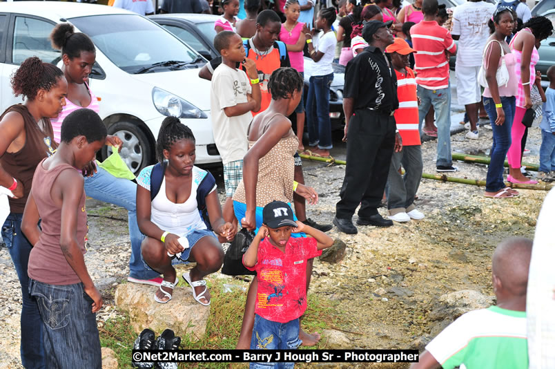 Lucea Cross the Harbour @ Lucea Car Park - All Day Event - Cross the Harbour Swim, Boat Rides, and Entertainment for the Family - Concert Featuring: Bushman, George Nooksl, Little Hero, Bushi One String, Dog Rice and many local Artists - Friday, August 1, 2008 - Lucea, Hanover Jamaica - Photographs by Net2Market.com - Barry J. Hough Sr. Photojournalist/Photograper - Photographs taken with a Nikon D300 - Negril Travel Guide, Negril Jamaica WI - http://www.negriltravelguide.com - info@negriltravelguide.com...!