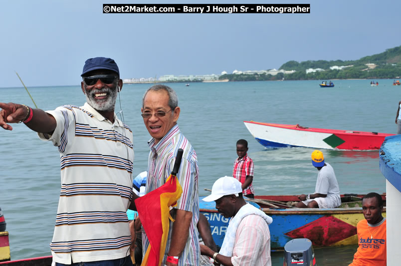 Lucea Cross the Harbour @ Lucea Car Park - All Day Event - Cross the Harbour Swim, Boat Rides, and Entertainment for the Family - Concert Featuring: Bushman, George Nooksl, Little Hero, Bushi One String, Dog Rice and many local Artists - Friday, August 1, 2008 - Lucea, Hanover Jamaica - Photographs by Net2Market.com - Barry J. Hough Sr. Photojournalist/Photograper - Photographs taken with a Nikon D300 - Negril Travel Guide, Negril Jamaica WI - http://www.negriltravelguide.com - info@negriltravelguide.com...!