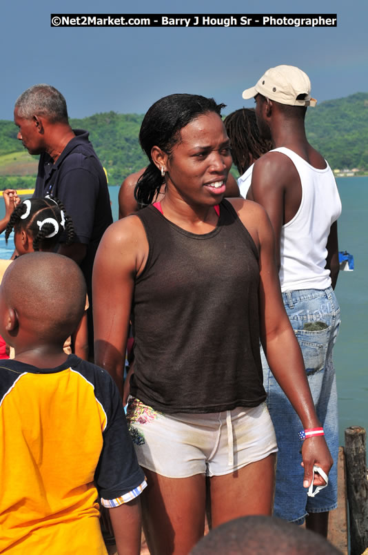 Lucea Cross the Harbour @ Lucea Car Park - All Day Event - Cross the Harbour Swim, Boat Rides, and Entertainment for the Family - Concert Featuring: Bushman, George Nooksl, Little Hero, Bushi One String, Dog Rice and many local Artists - Friday, August 1, 2008 - Lucea, Hanover Jamaica - Photographs by Net2Market.com - Barry J. Hough Sr. Photojournalist/Photograper - Photographs taken with a Nikon D300 - Negril Travel Guide, Negril Jamaica WI - http://www.negriltravelguide.com - info@negriltravelguide.com...!