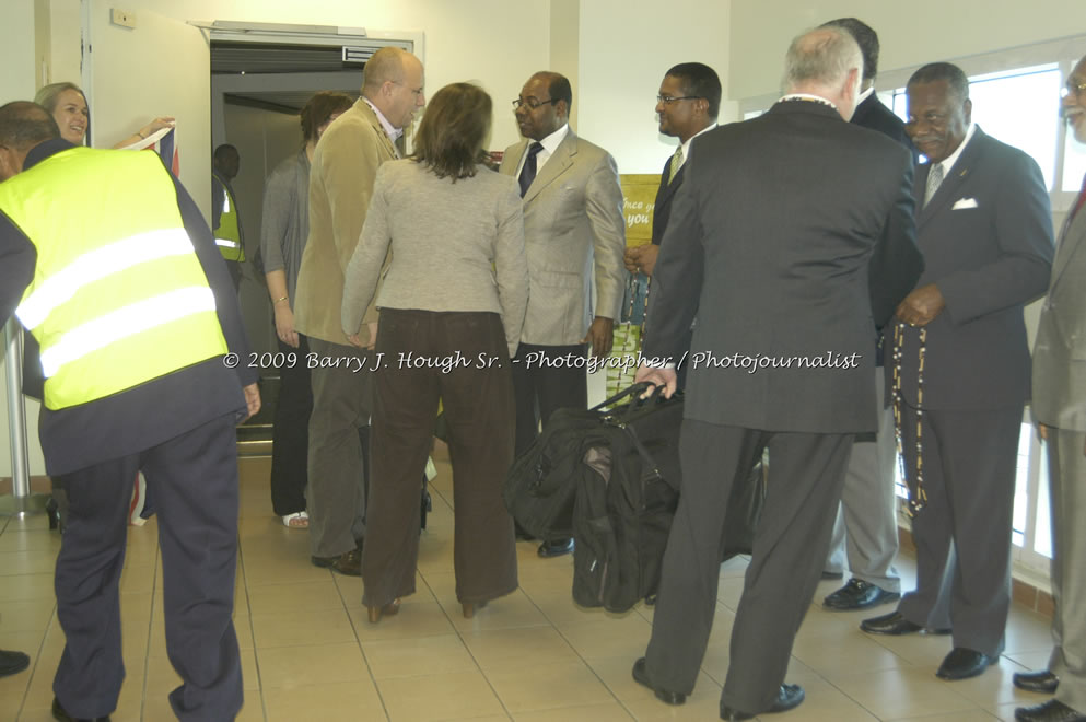  British Airways Inaugurates New Scheduled Service from London Gatwick Airport to Sangster International Airport, Montego Bay, Jamaica, Thursday, October 29, 2009 - Photographs by Barry J. Hough Sr. Photojournalist/Photograper - Photographs taken with a Nikon D70, D100, or D300 - Negril Travel Guide, Negril Jamaica WI - http://www.negriltravelguide.com - info@negriltravelguide.com...!