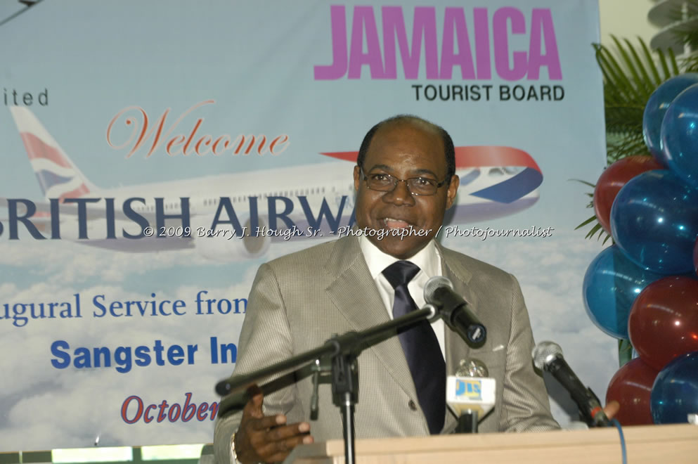  British Airways Inaugurates New Scheduled Service from London Gatwick Airport to Sangster International Airport, Montego Bay, Jamaica, Thursday, October 29, 2009 - Photographs by Barry J. Hough Sr. Photojournalist/Photograper - Photographs taken with a Nikon D70, D100, or D300 - Negril Travel Guide, Negril Jamaica WI - http://www.negriltravelguide.com - info@negriltravelguide.com...!