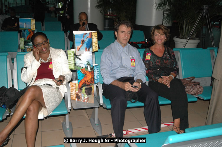 JetBue Airways' Inaugural Air Service between Sangster International Airport, Montego Bay and John F. Kennedy Airport, New York at MBJ Airports Sangster International Airport, Montego Bay, St. James, Jamaica - Thursday, May 21, 2009 - Photographs by Net2Market.com - Barry J. Hough Sr, Photographer/Photojournalist - Negril Travel Guide, Negril Jamaica WI - http://www.negriltravelguide.com - info@negriltravelguide.com...!