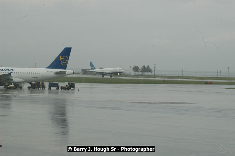 JetBue Airways' Inaugural Air Service between Sangster International Airport, Montego Bay and John F. Kennedy Airport, New York at MBJ Airports Sangster International Airport, Montego Bay, St. James, Jamaica - Thursday, May 21, 2009 - Photographs by Net2Market.com - Barry J. Hough Sr, Photographer/Photojournalist - Negril Travel Guide, Negril Jamaica WI - http://www.negriltravelguide.com - info@negriltravelguide.com...!