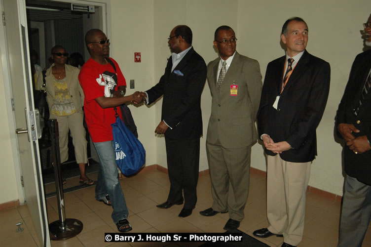 JetBue Airways' Inaugural Air Service between Sangster International Airport, Montego Bay and John F. Kennedy Airport, New York at MBJ Airports Sangster International Airport, Montego Bay, St. James, Jamaica - Thursday, May 21, 2009 - Photographs by Net2Market.com - Barry J. Hough Sr, Photographer/Photojournalist - Negril Travel Guide, Negril Jamaica WI - http://www.negriltravelguide.com - info@negriltravelguide.com...!