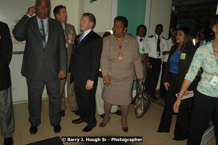 JetBue Airways' Inaugural Air Service between Sangster International Airport, Montego Bay and John F. Kennedy Airport, New York at MBJ Airports Sangster International Airport, Montego Bay, St. James, Jamaica - Thursday, May 21, 2009 - Photographs by Net2Market.com - Barry J. Hough Sr, Photographer/Photojournalist - Negril Travel Guide, Negril Jamaica WI - http://www.negriltravelguide.com - info@negriltravelguide.com...!