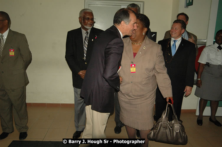 JetBue Airways' Inaugural Air Service between Sangster International Airport, Montego Bay and John F. Kennedy Airport, New York at MBJ Airports Sangster International Airport, Montego Bay, St. James, Jamaica - Thursday, May 21, 2009 - Photographs by Net2Market.com - Barry J. Hough Sr, Photographer/Photojournalist - Negril Travel Guide, Negril Jamaica WI - http://www.negriltravelguide.com - info@negriltravelguide.com...!