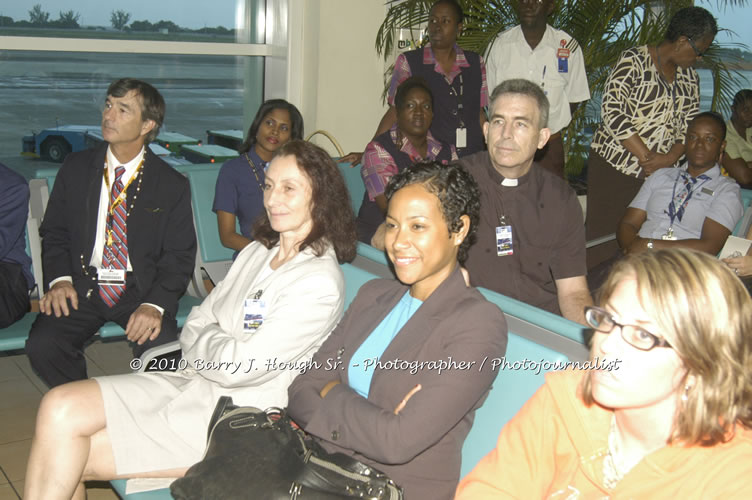 US Airways Inaugurtes New Service from Phoenix Sky Harbor International Airport to Sangster International Airport, Friday, December 18, 2009, Sangster International Airport, Montego Bay, St. James, Jamaica W.I. - Photographs by Net2Market.com - Barry J. Hough Sr, Photographer/Photojournalist - The Negril Travel Guide - Negril's and Jamaica's Number One Concert Photography Web Site with over 40,000 Jamaican Concert photographs Published -  Negril Travel Guide, Negril Jamaica WI - http://www.negriltravelguide.com - info@negriltravelguide.com...!