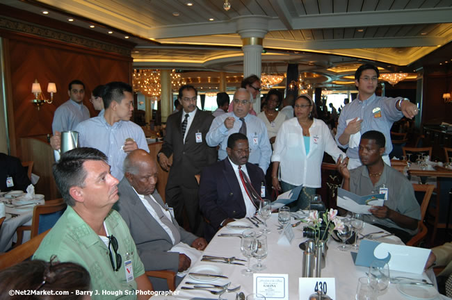 MS Freedom Of The Seas [Royal Caribbean International's - Newest Vessel] Plaques &amp; Keys Ceremony in order to commemorate its first arrival at the Port Montego Bay Photos - Negril Travel Guide, Negril Jamaica WI - http://www.negriltravelguide.com - info@negriltravelguide.com...!