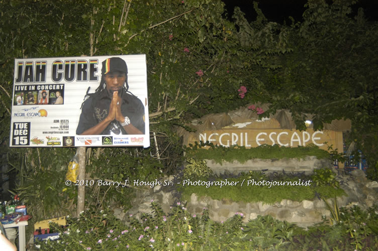 JAH Cure - Live In Concert @ Negril Escape Resort and Spa, December 15, 2009, One Love Drive, West End, Negril, Westmoreland, Jamaica W.I. - Photographs by Net2Market.com - Barry J. Hough Sr, Photographer/Photojournalist - Negril Travel Guide, Negril Jamaica WI - http://www.negriltravelguide.com - info@negriltravelguide.com...!