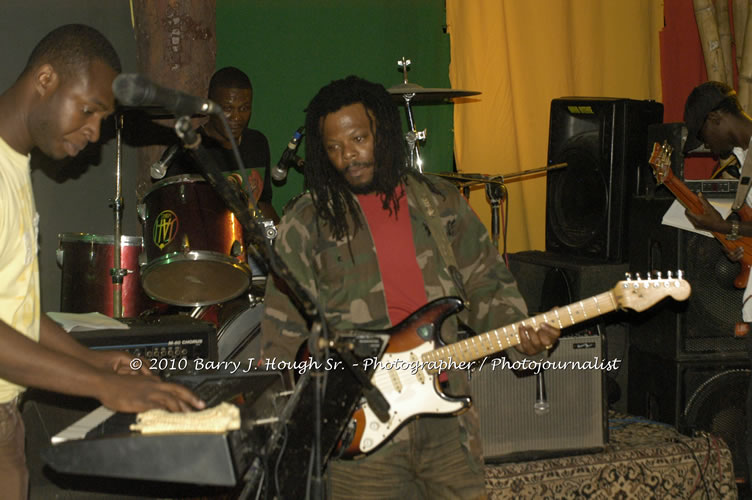 Julian Marley - Grammy Nominee & Son of the Legend Bob Marley - Live in Concert - Also featuring Ras Noble, Power Drill, Iron Head, & Robin Banks - Backing Band Roots Warrior, plus DJ Gemini @ One Love Reggae Concerts Series 09/10 @ Negril Escape Resort & Spa, February 2, 2010, One Love Drive, West End, Negril, Westmoreland, Jamaica W.I. - Photographs by Net2Market.com - Barry J. Hough Sr, Photographer/Photojournalist - The Negril Travel Guide - Negril's and Jamaica's Number One Concert Photography Web Site with over 40,000 Jamaican Concert photographs Published -  Negril Travel Guide, Negril Jamaica WI - http://www.negriltravelguide.com - info@negriltravelguide.com...!