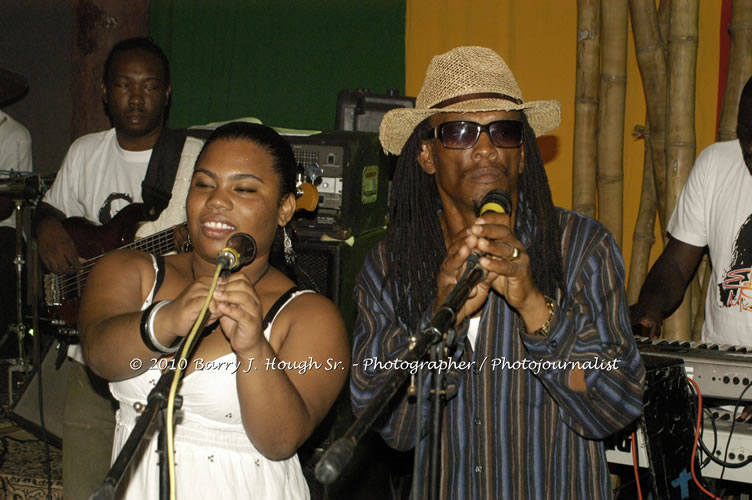 Marcia Griffiths & Edge Michael - Live In Concert - One Love Reggae Concert Series 09/10 @ Negril Escape Resort and Spa, December 29, 2009, One Love Drive, West End, Negril, Westmoreland, Jamaica W.I. - Photographs by Net2Market.com - Barry J. Hough Sr, Photographer/Photojournalist - Negril Travel Guide, Negril Jamaica WI - http://www.negriltravelguide.com - info@negriltravelguide.com...!