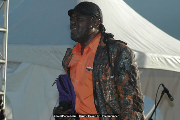 Sugar Minott at Tru-Juice Rebel Salute 2008 - The 15th staging of Tru-Juice Rebel Salute, Saturday, January 12, 2008, Port Kaiser Sports Club, St. Elizabeth, Jamaica W.I. - Photographs by Net2Market.com - Barry J. Hough Sr, Photographer - Negril Travel Guide, Negril Jamaica WI - http://www.negriltravelguide.com - info@negriltravelguide.com...!