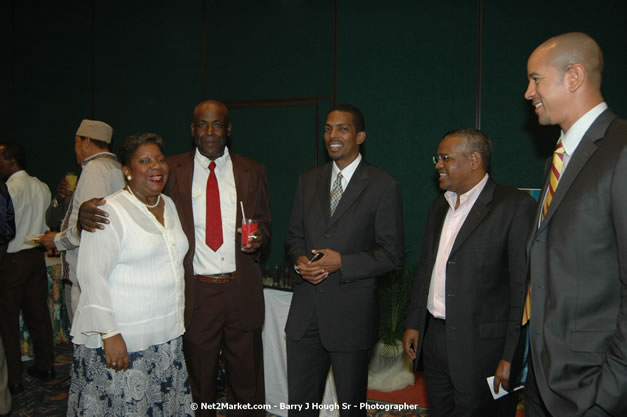 Red Cap Porters Awards - Minister of Tourism, Hon. Edmund Bartlett - Director of Tourism, Basil Smith - Friday, December 14, 2007 - Holiday Inn Sunspree, Montego Bay, Jamaica W.I. - Photographs by Net2Market.com - Barry J. Hough Sr, Photographer - Negril Travel Guide, Negril Jamaica WI - http://www.negriltravelguide.com - info@negriltravelguide.com...!