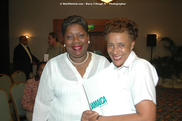 Red Cap Porters Awards - Minister of Tourism, Hon. Edmund Bartlett - Director of Tourism, Basil Smith - Friday, December 14, 2007 - Holiday Inn Sunspree, Montego Bay, Jamaica W.I. - Photographs by Net2Market.com - Barry J. Hough Sr, Photographer - Negril Travel Guide, Negril Jamaica WI - http://www.negriltravelguide.com - info@negriltravelguide.com...!