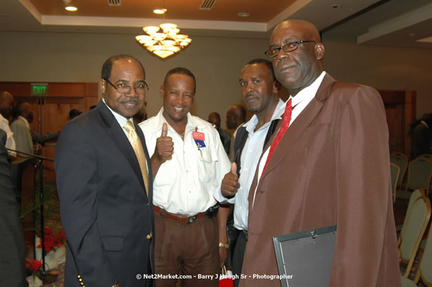 Red Cap Porters Awards - Minister of Tourism, Hon. Edmund Bartlett - Director of Tourism, Basil Smith - Friday, December 14, 2007 - Holiday Inn Sunspree, Montego Bay, Jamaica W.I. - Photographs by Net2Market.com - Barry J. Hough Sr, Photographer - Negril Travel Guide, Negril Jamaica WI - http://www.negriltravelguide.com - info@negriltravelguide.com...!