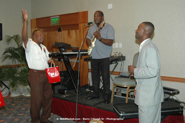 Red Cap Porters Awards - Minister of Tourism, Hon. Edmund Bartlett - Director of Tourism, Basil Smith - Friday, December 14, 2007 - Holiday Inn Sunspree, Montego Bay, Jamaica W.I. - Photographs by Net2Market.com - Barry J. Hough Sr, Photographer - Negril Travel Guide, Negril Jamaica WI - http://www.negriltravelguide.com - info@negriltravelguide.com...!