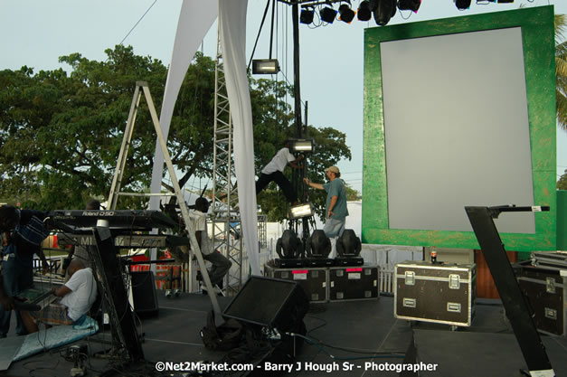 Venue Pre Explosion - Thursday, July 19, 2007 - Red Stripe Reggae Sumfest at Catherine Hall, Montego Bay, St Jamaica, Jamaica W.I. - Negril Travel Guide.com, Negril Jamaica WI - http://www.negriltravelguide.com - info@negriltravelguide.com...!