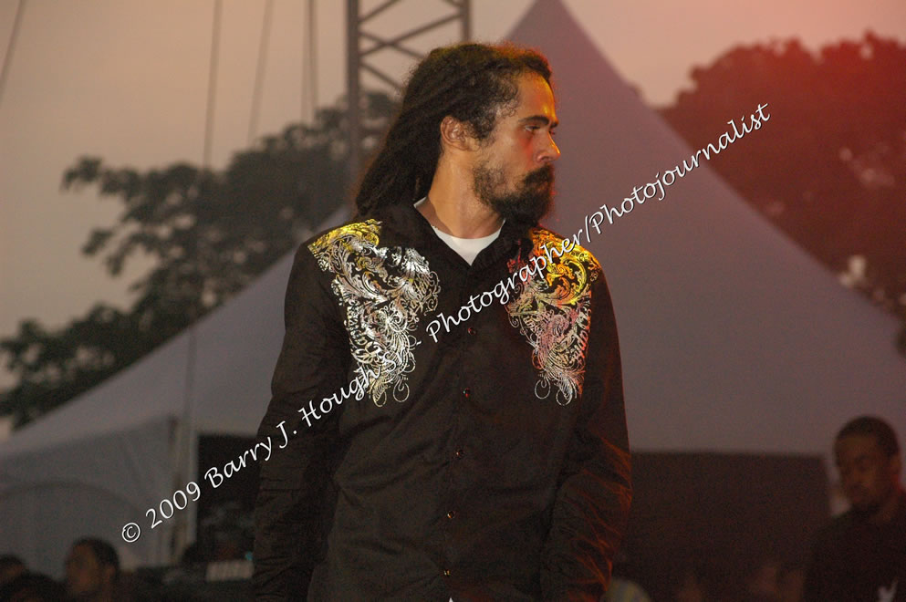 Damian 'Jr. Gong' Marley & NAS @ Reggae Sumfest 2009 - International Night 2 - Reggae Sumfest 2009,Catherine Hall, Montego Bay, St. James, Jamaica W.I. - Saturday, July 25, 2009 - Reggae Sumfest 2009, July 19 - 25, 2009 - Photographs by Net2Market.com - Barry J. Hough Sr. Photojournalist/Photograper - Photographs taken with a Nikon D70, D100, or D300 - Negril Travel Guide, Negril Jamaica WI - http://www.negriltravelguide.com - info@negriltravelguide.com...!