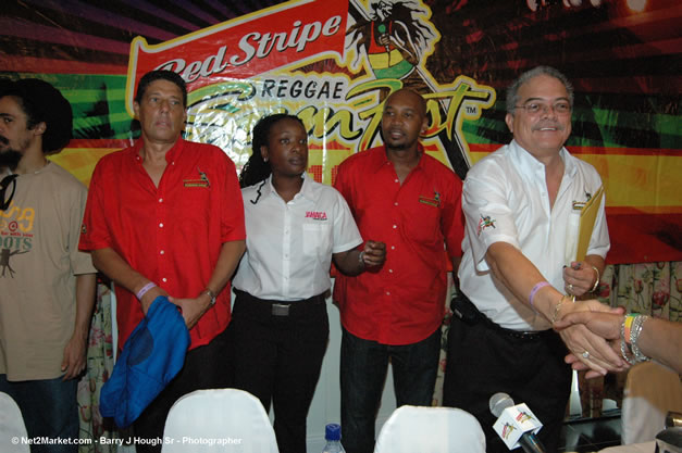 Press Conference Half Moon - Ignition - The Internation Fire Blazes - Friday, July 21, 2006 - Montego Bay, Jamaica - Negril Travel Guide, Negril Jamaica WI - http://www.negriltravelguide.com - info@negriltravelguide.com...!