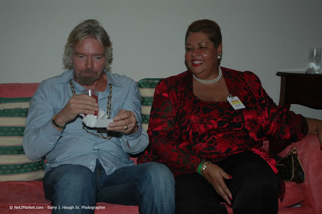 Arrival of Virgin Atlantic Inaugural Flight To Montego Bay, Jamaica Photos - Sir Richard Branson, President & Family, and 450 Passengers - Arrival at Sangster Internation Airport, Montego Bay, Jamaica - Monday, July 3, 2006 - Negril Travel Guide, Negril Jamaica WI - http://www.negriltravelguide.com - info@negriltravelguide.com...!